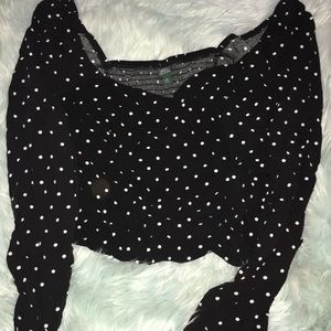 Polka Dot Crop Top